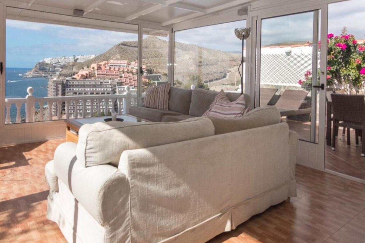 Sunset Balcony With Ocean Views Villa Mogán Екстериор снимка